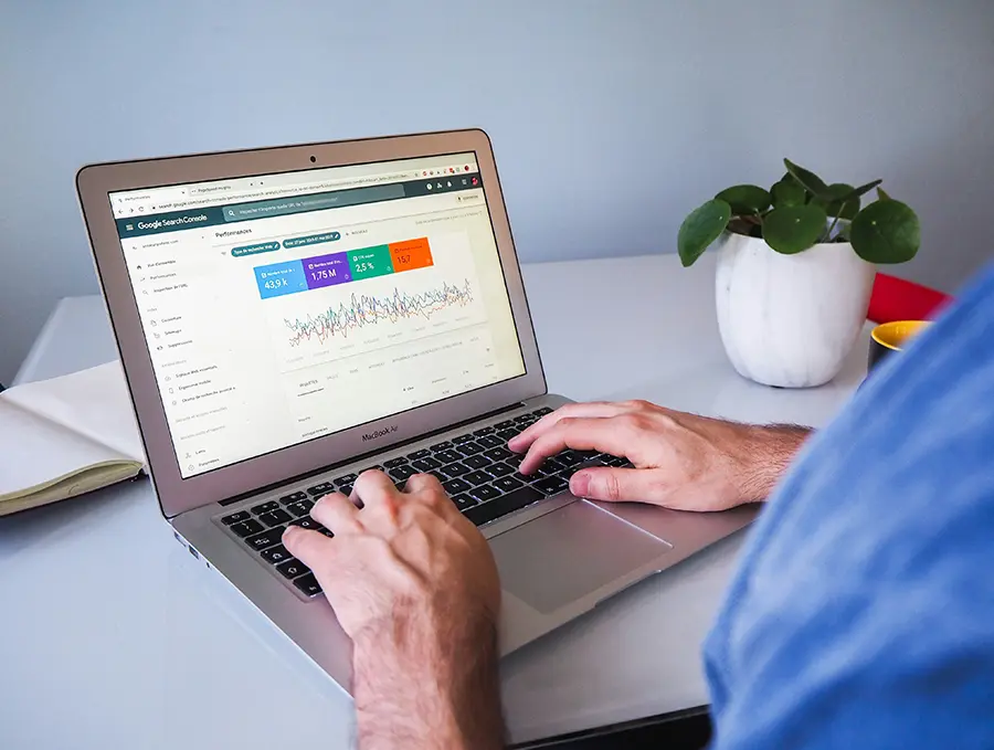 Reviewing ad performance charts