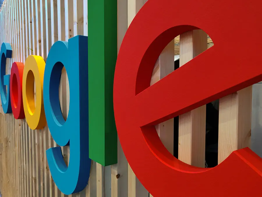 Google logo sign